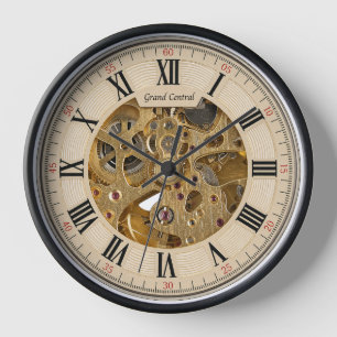 Horloge Cadran de quartz d'apparence décorative vintage