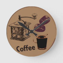 Horloge café Brown