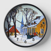 Canada, - Matin d'hiver, beaux-arts, Clarence Gagn