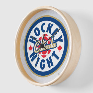 Horloge canadienne de la nuit du hockey