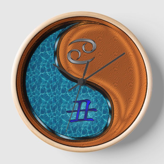 Horloge Cancer & Bœuf de Bois (Recto)