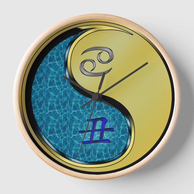 Horloge Cancer & Bœuf de Métal (Recto)