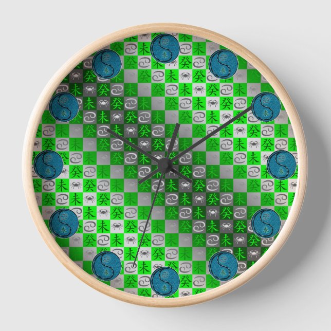 Horloge Cancer & Chèvre d'Eau (Recto)