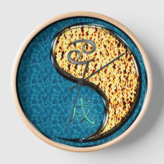 Horloge Cancer & Chien de Feu (Recto)