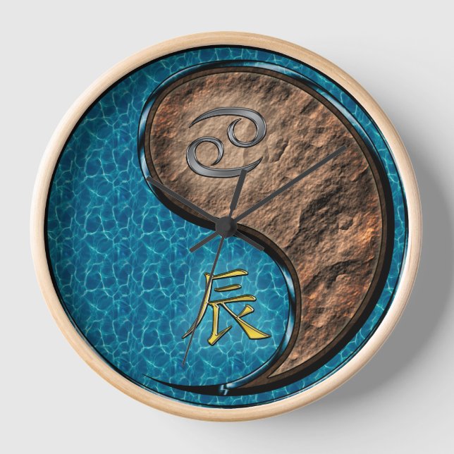 Horloge Cancer & Dragon de Terre (Recto)