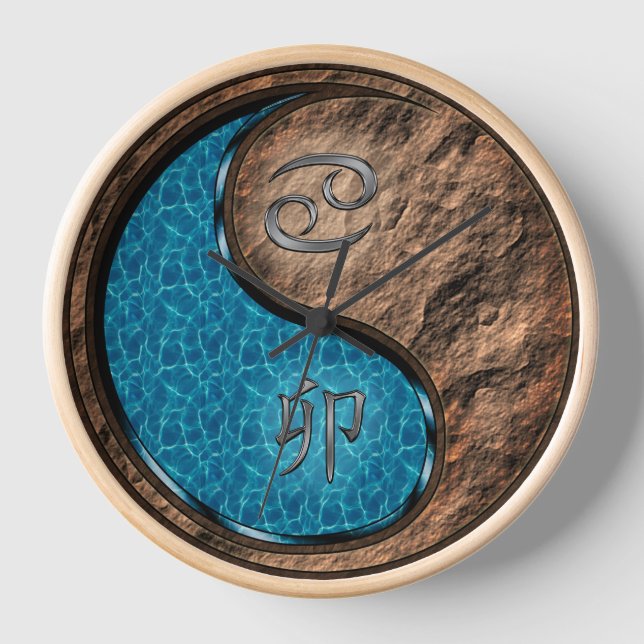 Horloge Cancer & Lapin de Terre (Recto)