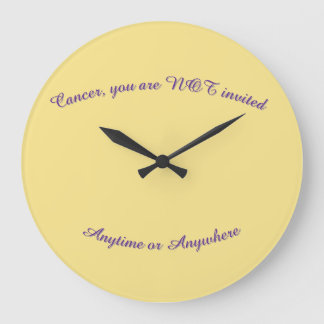 Horloge cancer non invité