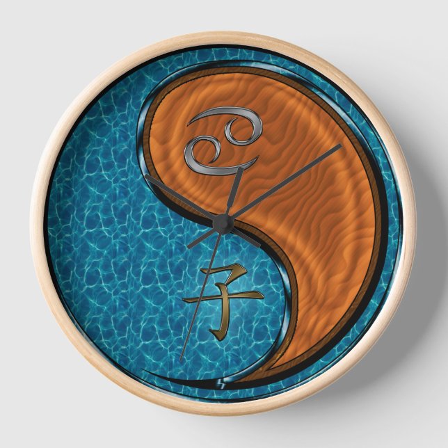 Horloge Cancer & Rat de Bois (Recto)