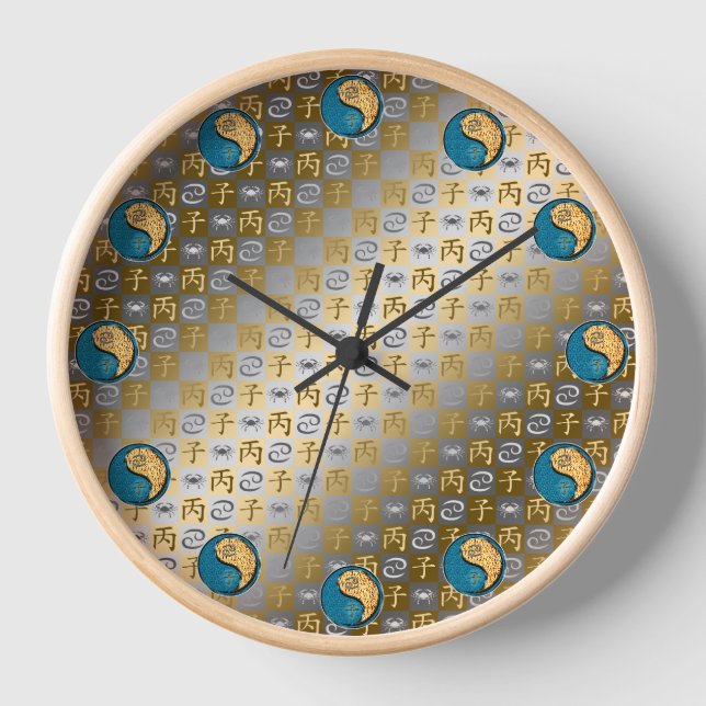 Horloge Cancer & Rat de feu (Recto)