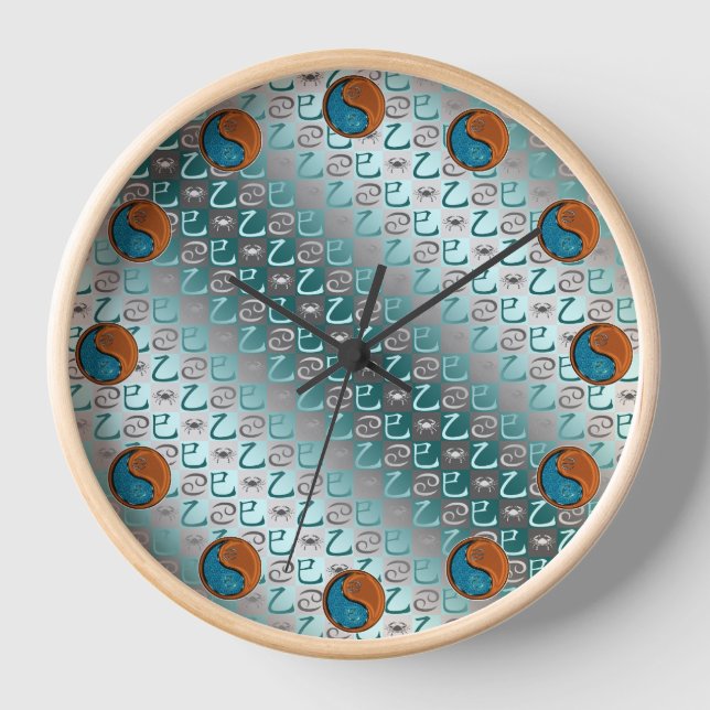 Horloge Cancer & Serpent de Bois (Recto)