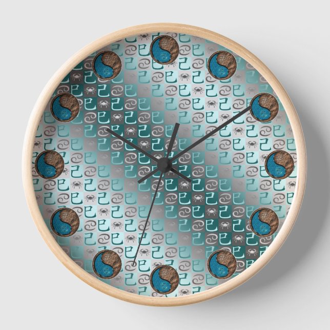 Horloge Cancer & Serpent de Terre (Recto)