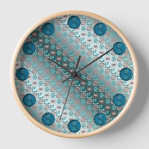 Horloge Cancer & Serpent d'eau