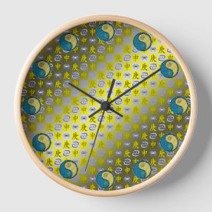 Horloge Cancer & Singe Métal