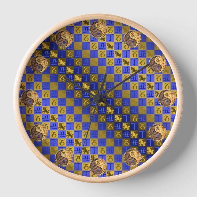 Horloge Capricorne & Bœuf de feu (Recto)