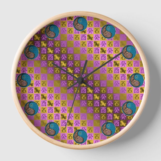 Horloge Capricorne & Coq d'Eau (Recto)