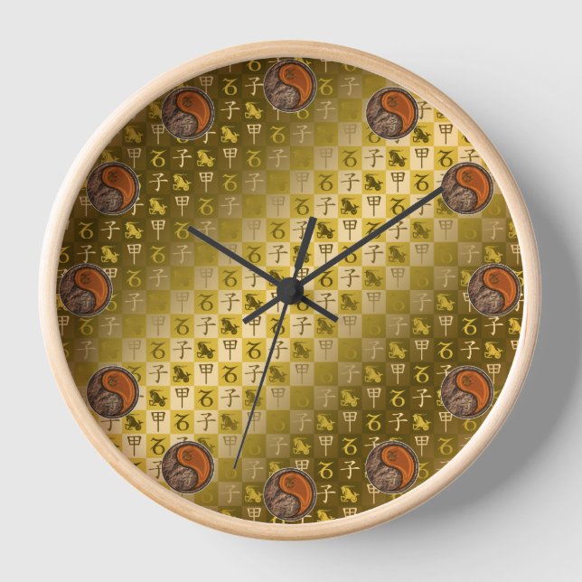 Horloge Capricorne & Rat de bois (Recto)