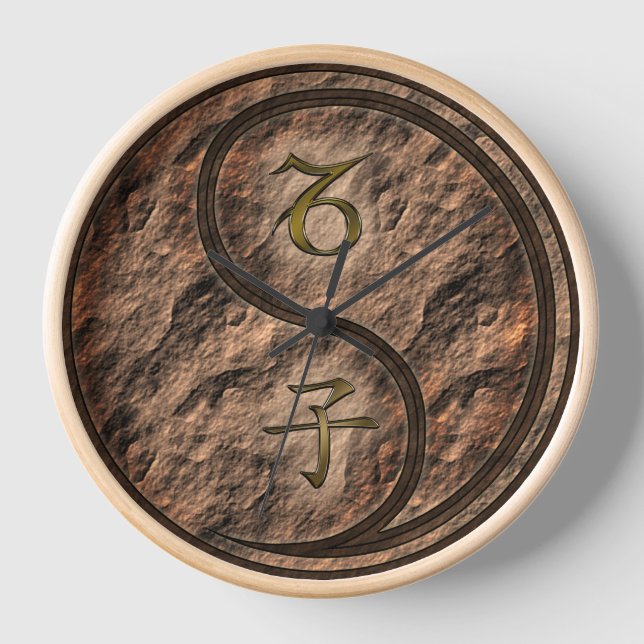 Horloge Capricorne & Rat de Terre (Recto)