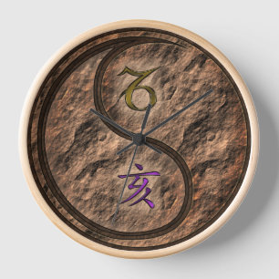 Horloge Capricorne & Sanglier de Terre
