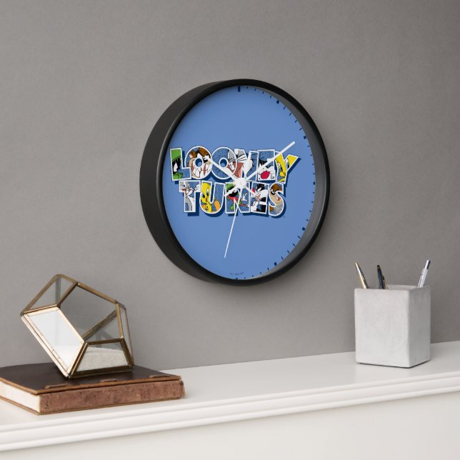 Horloge Caractères LOONEY TUNES™ en lettres (Bureau)