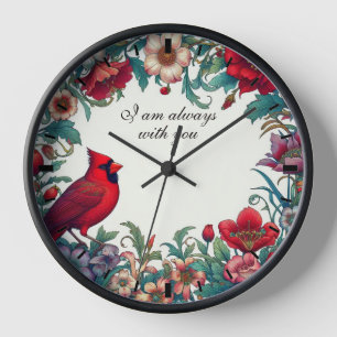Horloge Cardinal Rouge Cadeaux Sympathy Keepsaké Memorial