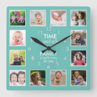 12 Collage Photo Temps Avec Citation Familiale Tur