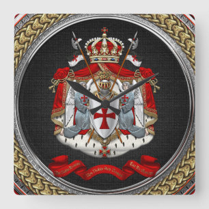 Horloge Carrée [200] Templar Coat of Arms
