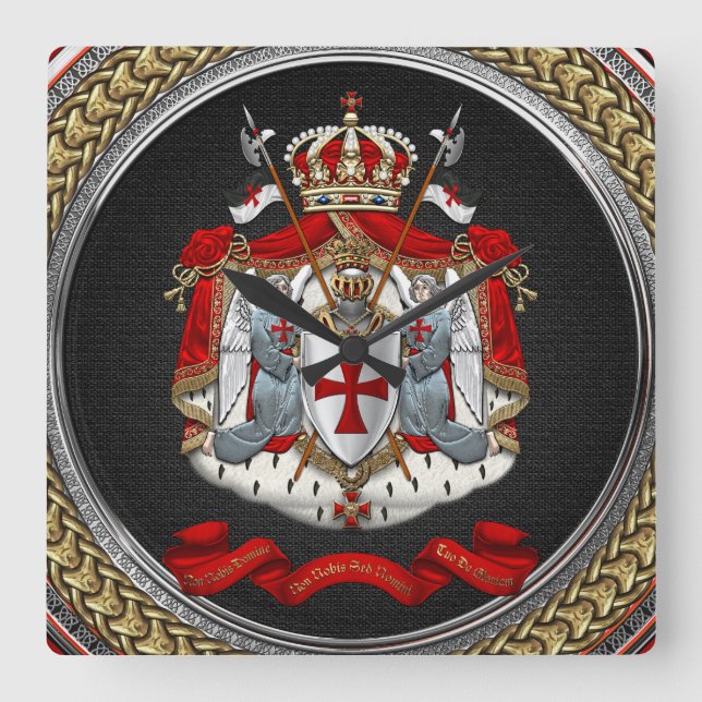 Horloge Carrée [200] Templar Coat of Arms (Recto)