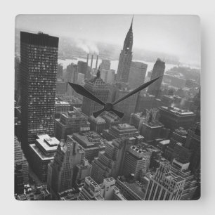 Horloge Carrée 2 mai 1961 : Chrysler construisant à New York