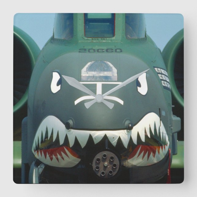 HORLOGE CARRÉE A-10C THUNDERBOLT II (Recto)