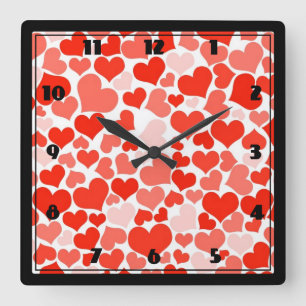 Horloge Carrée A Cascade of Love