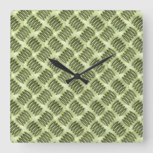 Horloge Carrée à damiers Plancher en acier métallique Texture dia