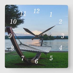 Horloge Carrée A place To Relax Wall