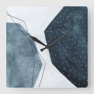 Horloge Carrée Abstraction adjacente