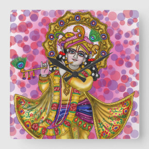 Horloge Carrée Accessoires de Lord Krishna