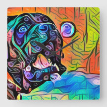 Achille l'horloge de bulle de Corso de canne