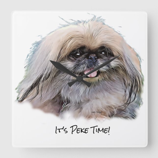 Horloge Carrée Acrylic Wall Clock (Recto)