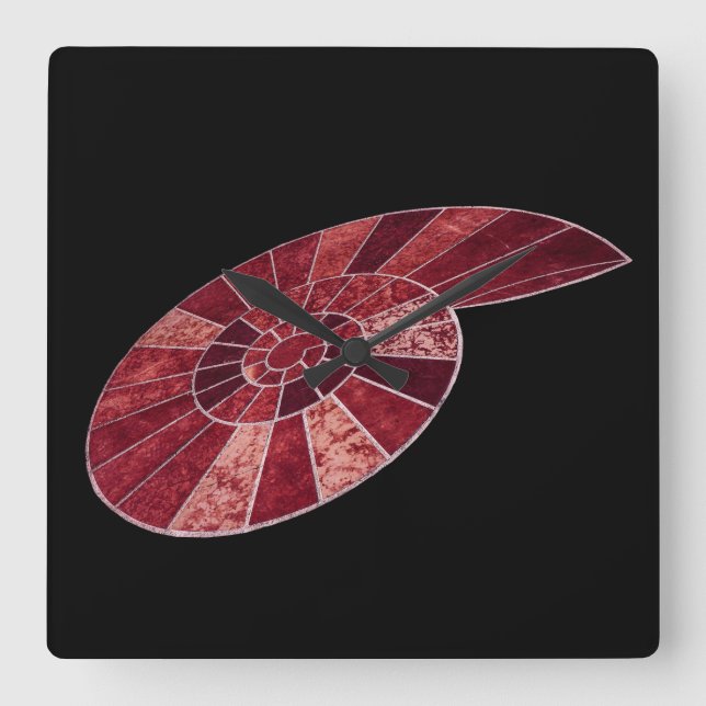 Horloge Carrée Acryllic Wall (Recto)