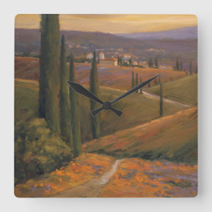 Horloge Carrée Afternoon Walk I