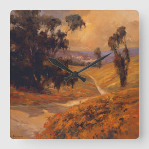 Horloge Carrée Afternoon Walk II