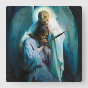 Horloge Carrée Agony in the Garden, 1898 par Frans Schwartz