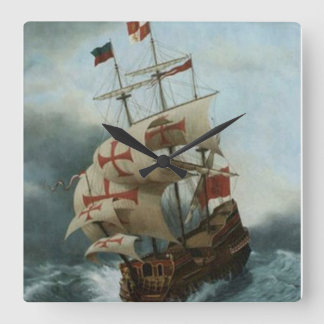 Horloge Carrée Ahoy de croisade