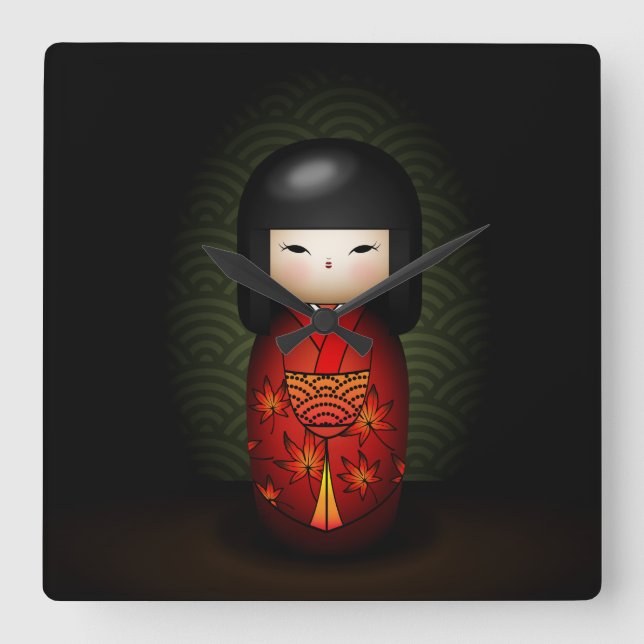 Horloge Carrée Akiko (Recto)