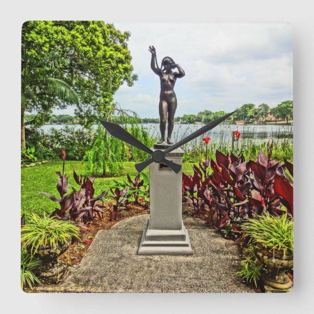 Horloge Carrée Albin Polasek Sculpture Gardens Winter Park FL (Recto)