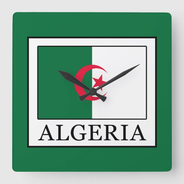 Horloge Carrée Algeria (Recto)