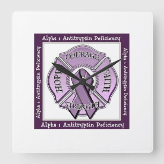 Horloge Carrée alpha 1 antitrypsin deficiency clock