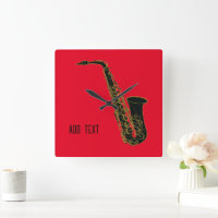 Alto Saxophone sur Rouge Personnalisable