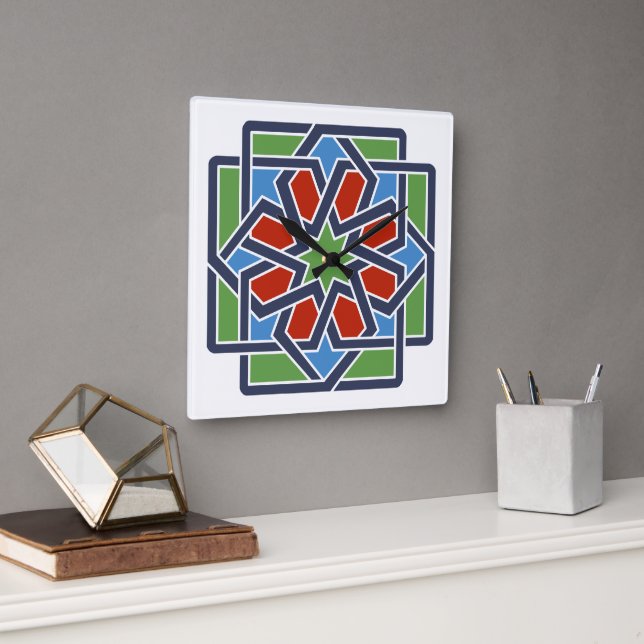 Horloge Carrée Andalucia 4 (Bureau)