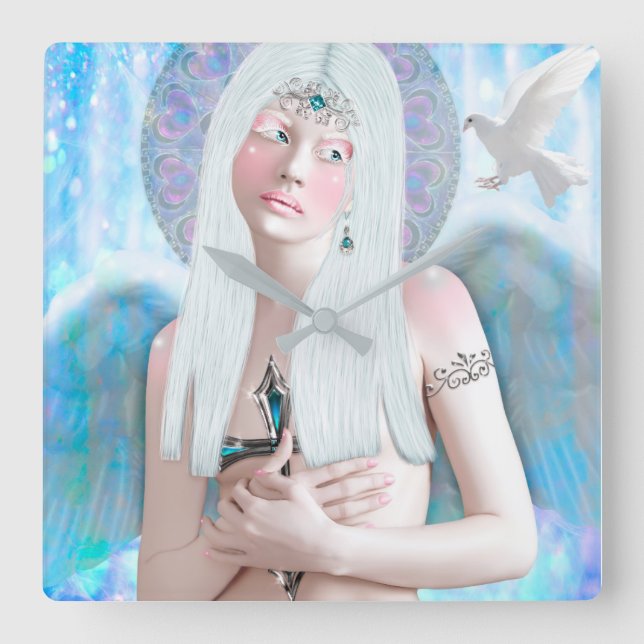 Horloge Carrée Angel Reloj Cuadrado (Recto)