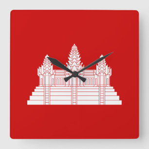 Horloge Carrée Angkor Vat Ver.2.0. Temple khmer