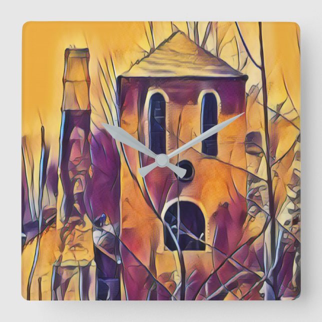 HORLOGE CARRÉE ANGLETERRE VICTORIENNE (Recto)